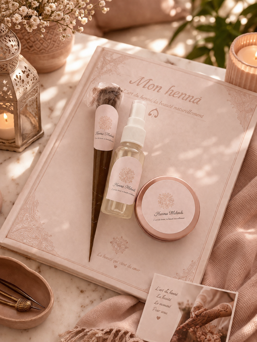 Box débutante henné naturel – Kit complet pour apprendre