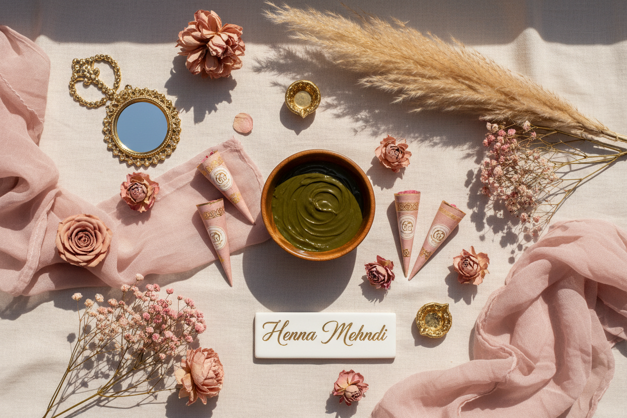 Mini bar de henné rose poudré - Hennaa Mehndi